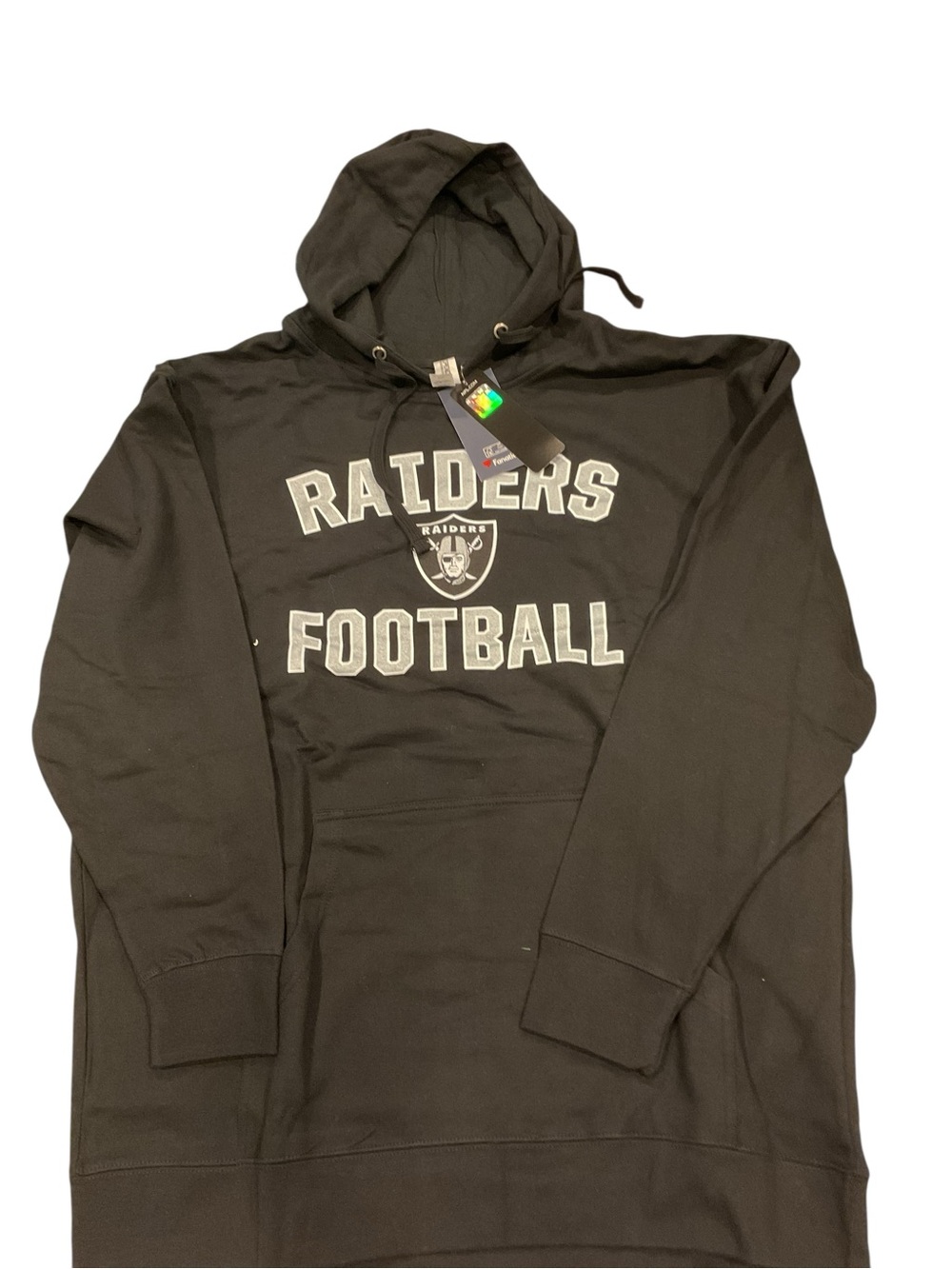 Raiders Football Black Hoodie Sweatshirt xxl